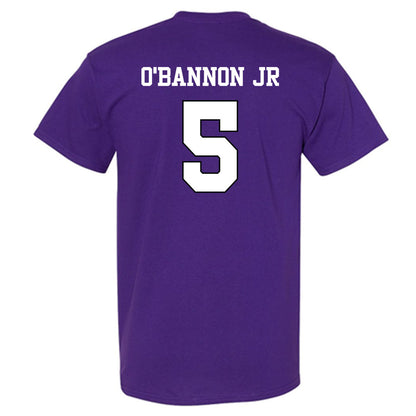 TCU - NCAA Men's Basketball : Charles O'Bannon Jr - Classic Shersey T-Shirt-1