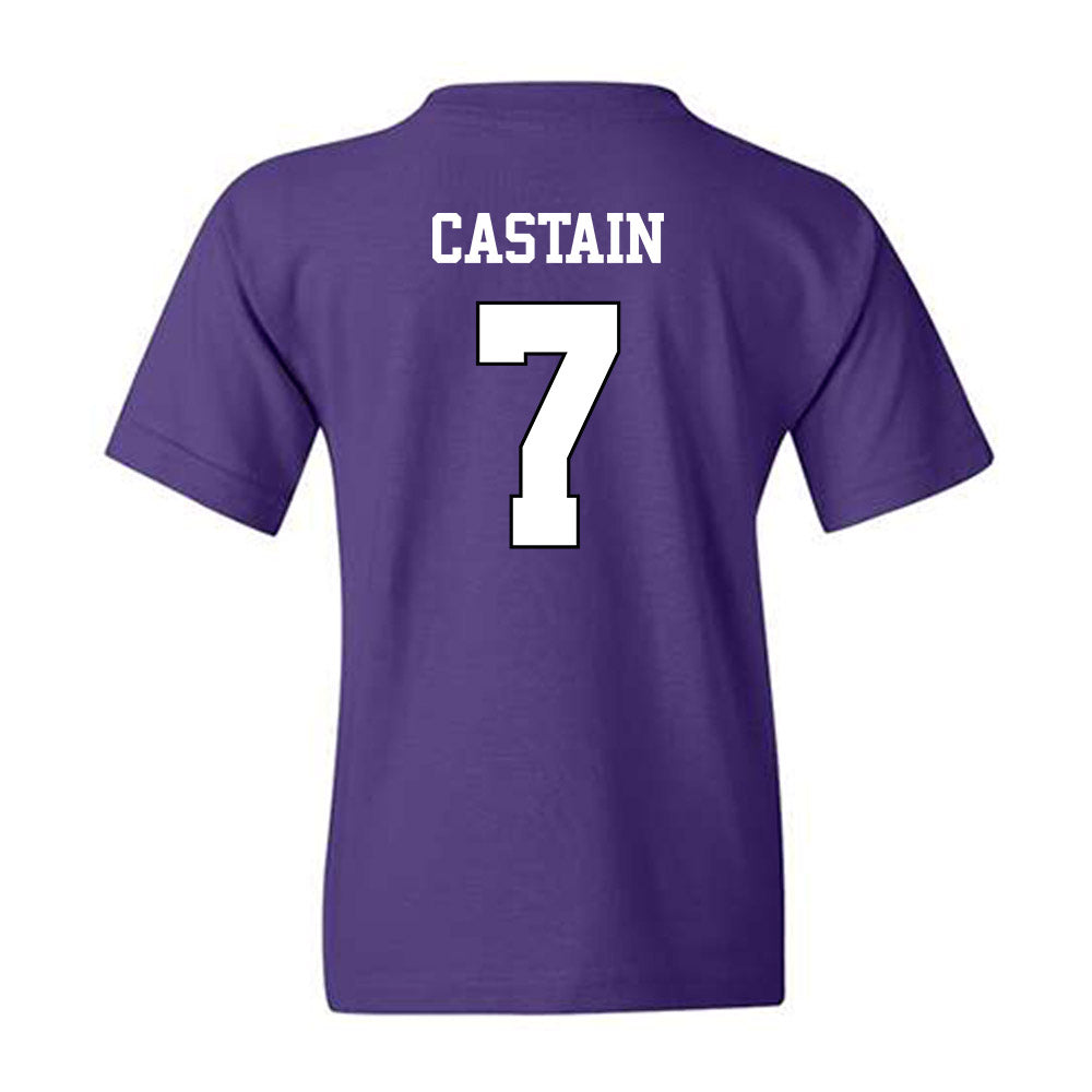 TCU - NCAA Women's Soccer : Seven Castain - Classic Shersey Youth T-Shirt-1