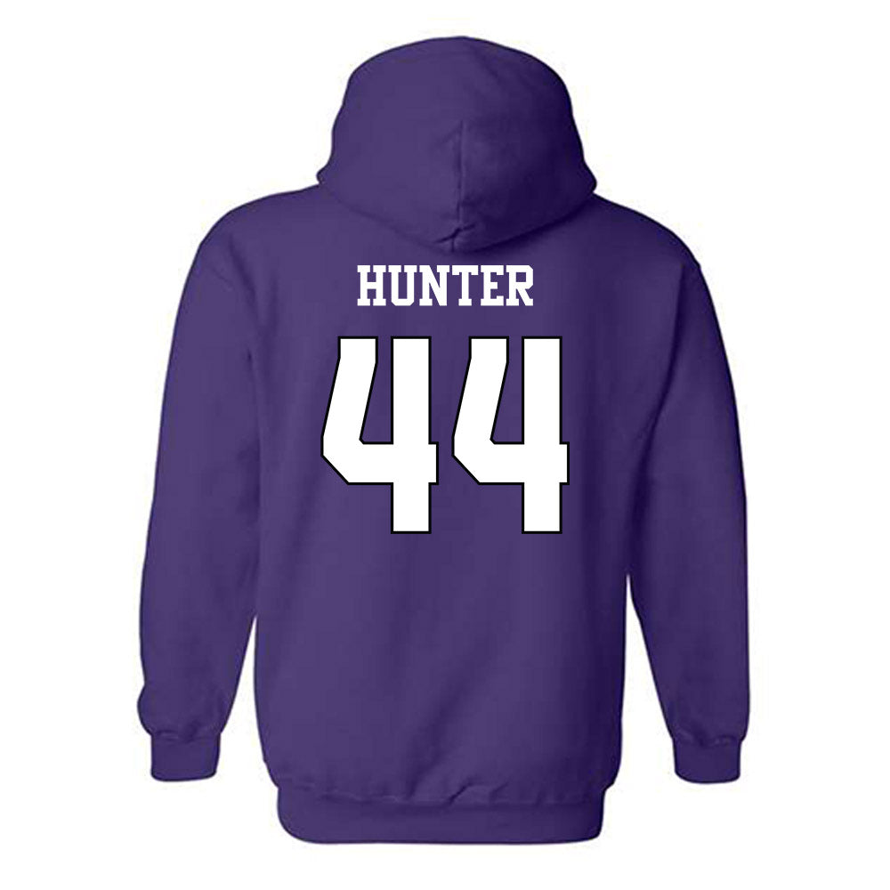 TCU - NCAA Women's Basketball : Emily Hunter - Classic Shersey Hooded Sweatshirt-1