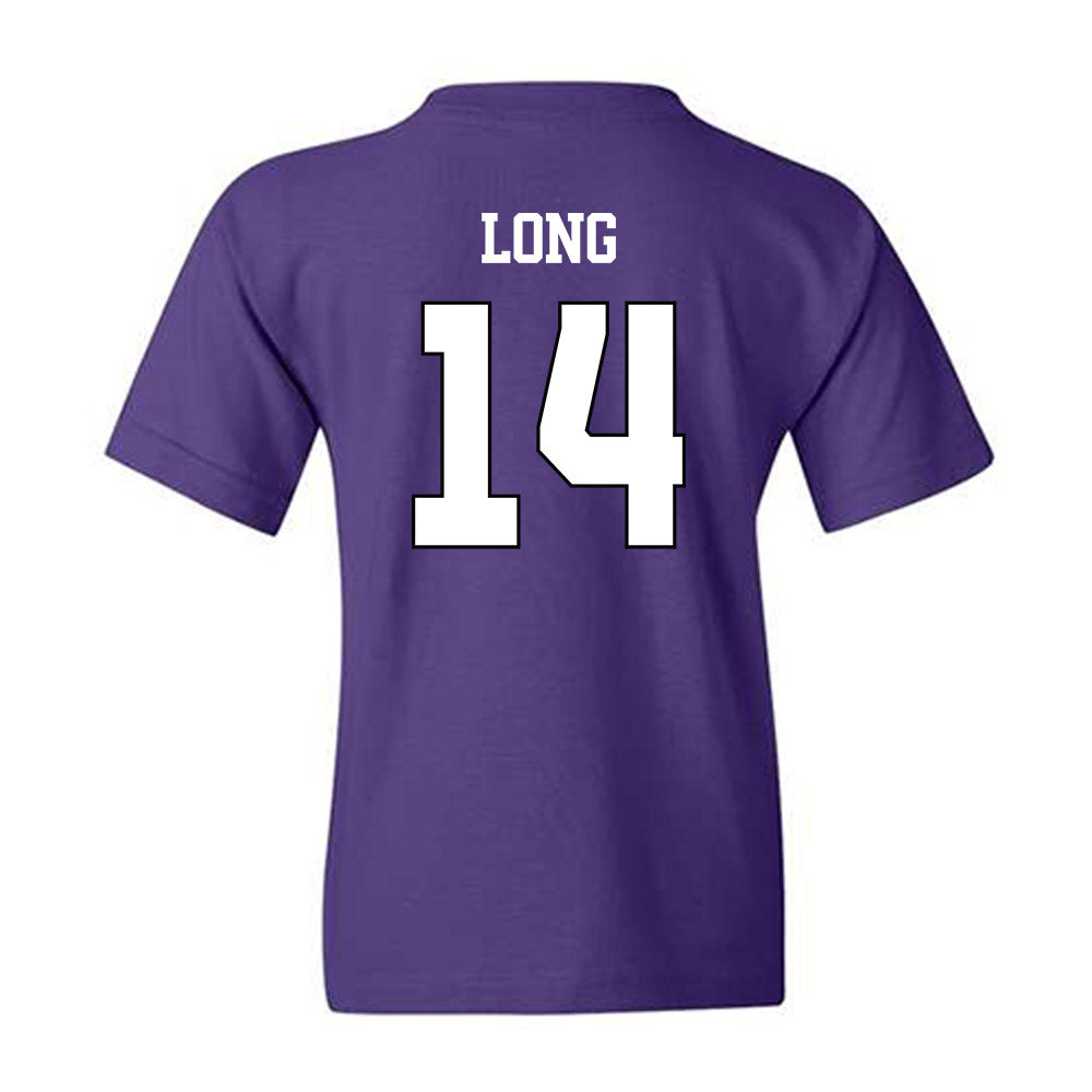 TCU - NCAA Beach Volleyball : Anna Long - Classic Shersey Youth T-Shirt-1
