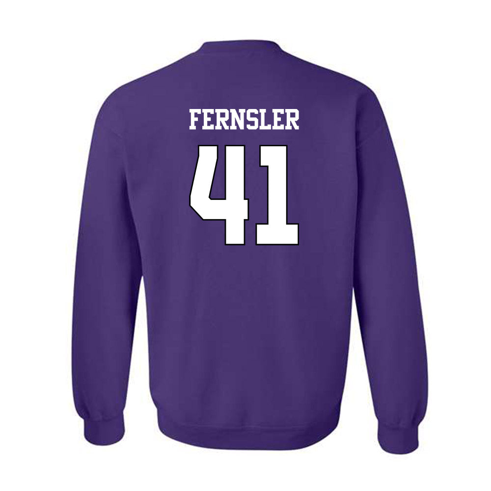 TCU - NCAA Baseball : Uli Fernsler - Classic Shersey Crewneck Sweatshirt-1