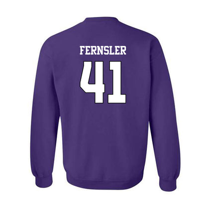 TCU - NCAA Baseball : Uli Fernsler - Classic Shersey Crewneck Sweatshirt-1