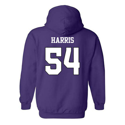 TCU - NCAA Football : Quinton Harris - Classic Shersey Hooded Sweatshirt-1
