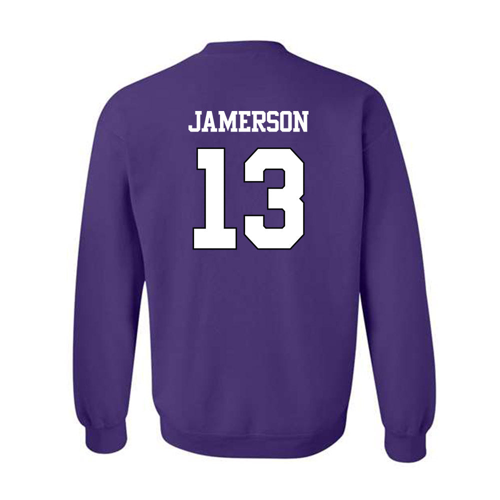 TCU - NCAA Football : Cam Jamerson - Classic Shersey Crewneck Sweatshirt-1