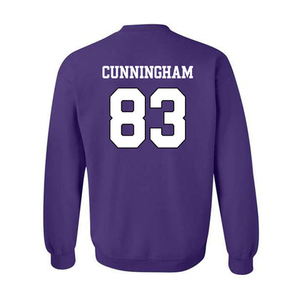 TCU - NCAA Football : Keagan Cunningham - Classic Shersey Crewneck Sweatshirt-1