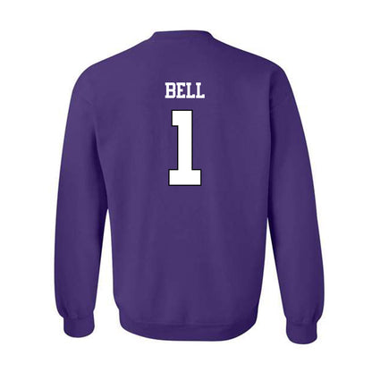 TCU - NCAA Baseball : Jack Bell - Classic Shersey Crewneck Sweatshirt-1