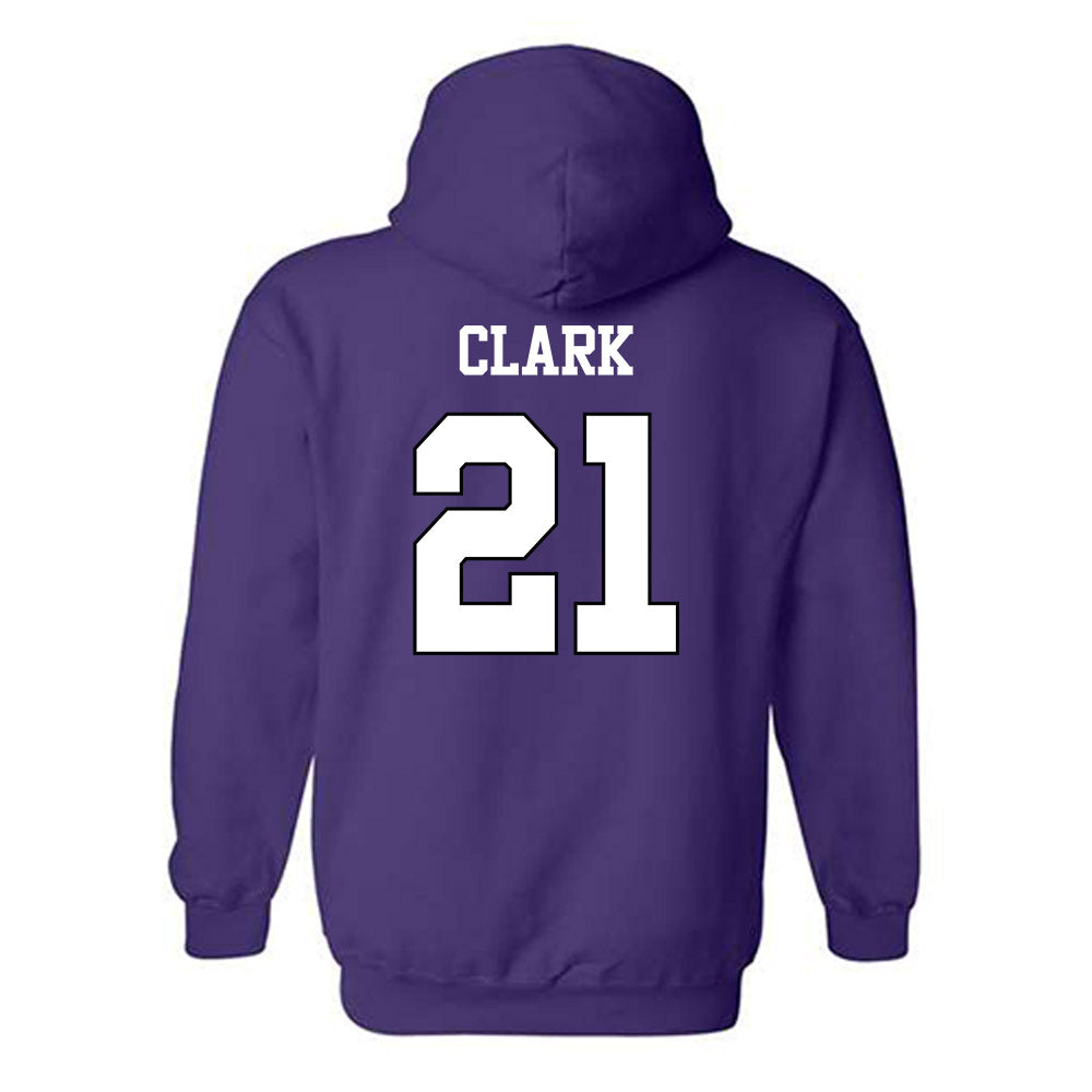TCU - NCAA Football : Bud Clark - Classic Shersey Hooded Sweatshirt-1