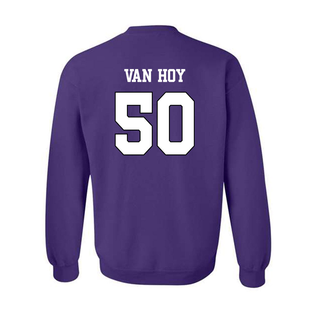 TCU - NCAA Football : Witten Van Hoy - Classic Shersey Crewneck Sweatshirt-1