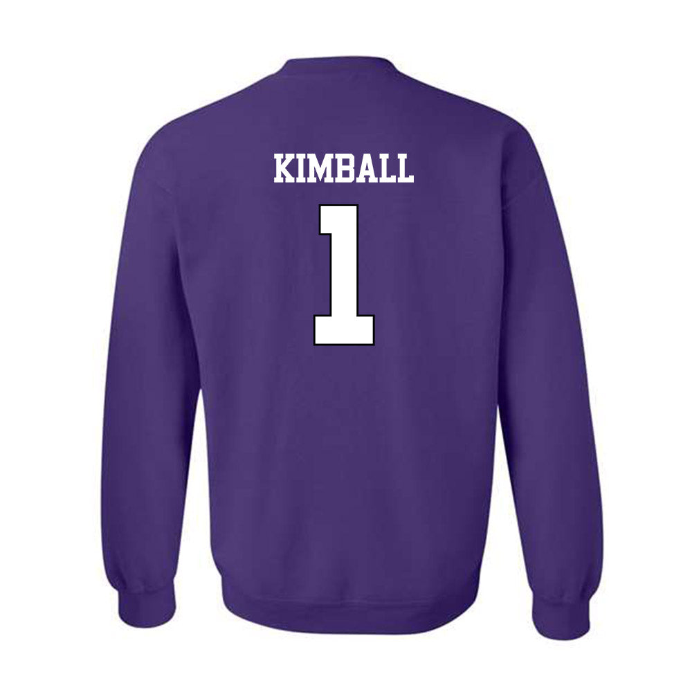 TCU - NCAA Equestrian : Annie Kimball - Classic Shersey Crewneck Sweatshirt-1
