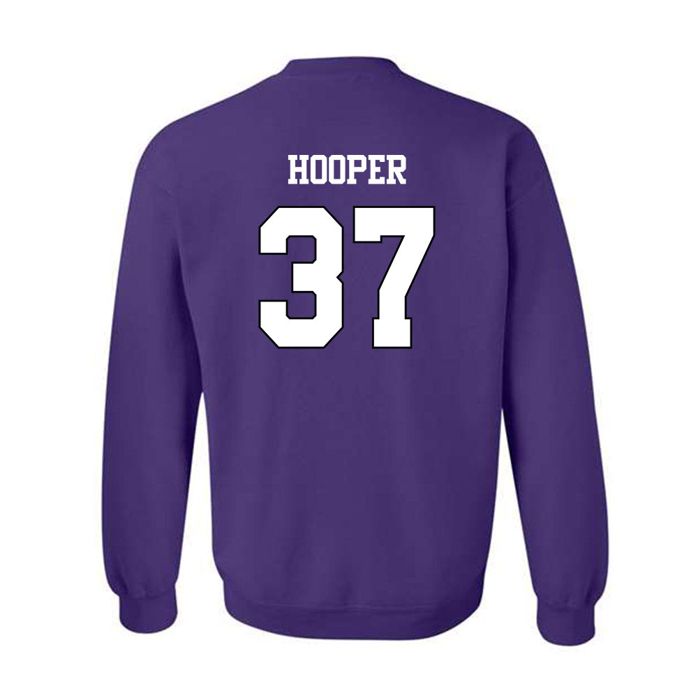 TCU - NCAA Football : Hudson Hooper - Classic Shersey Crewneck Sweatshirt-1