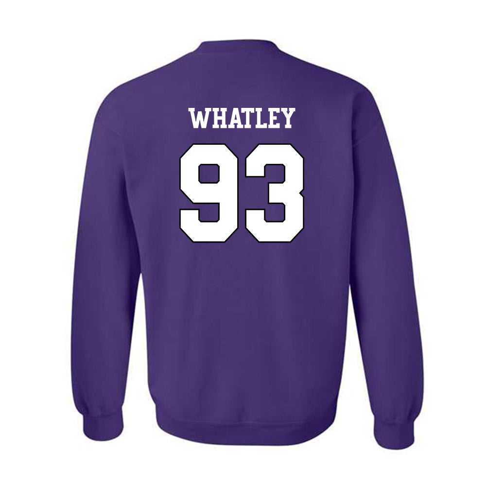 TCU - NCAA Football : William Whatley - Classic Shersey Crewneck Sweatshirt-1