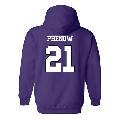 TCU - NCAA Baseball : Tyler Phenow - Classic Shersey Hooded Sweatshirt-1