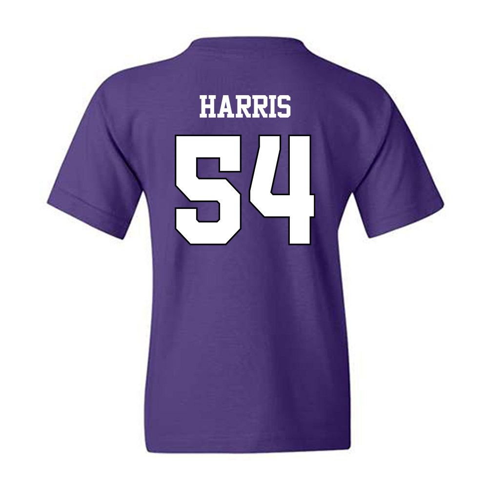 TCU - NCAA Football : Quinton Harris - Classic Shersey Youth T-Shirt-1