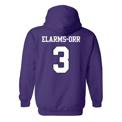 TCU - NCAA Football : Kaleb Elarms-Orr - Classic Shersey Hooded Sweatshirt-1