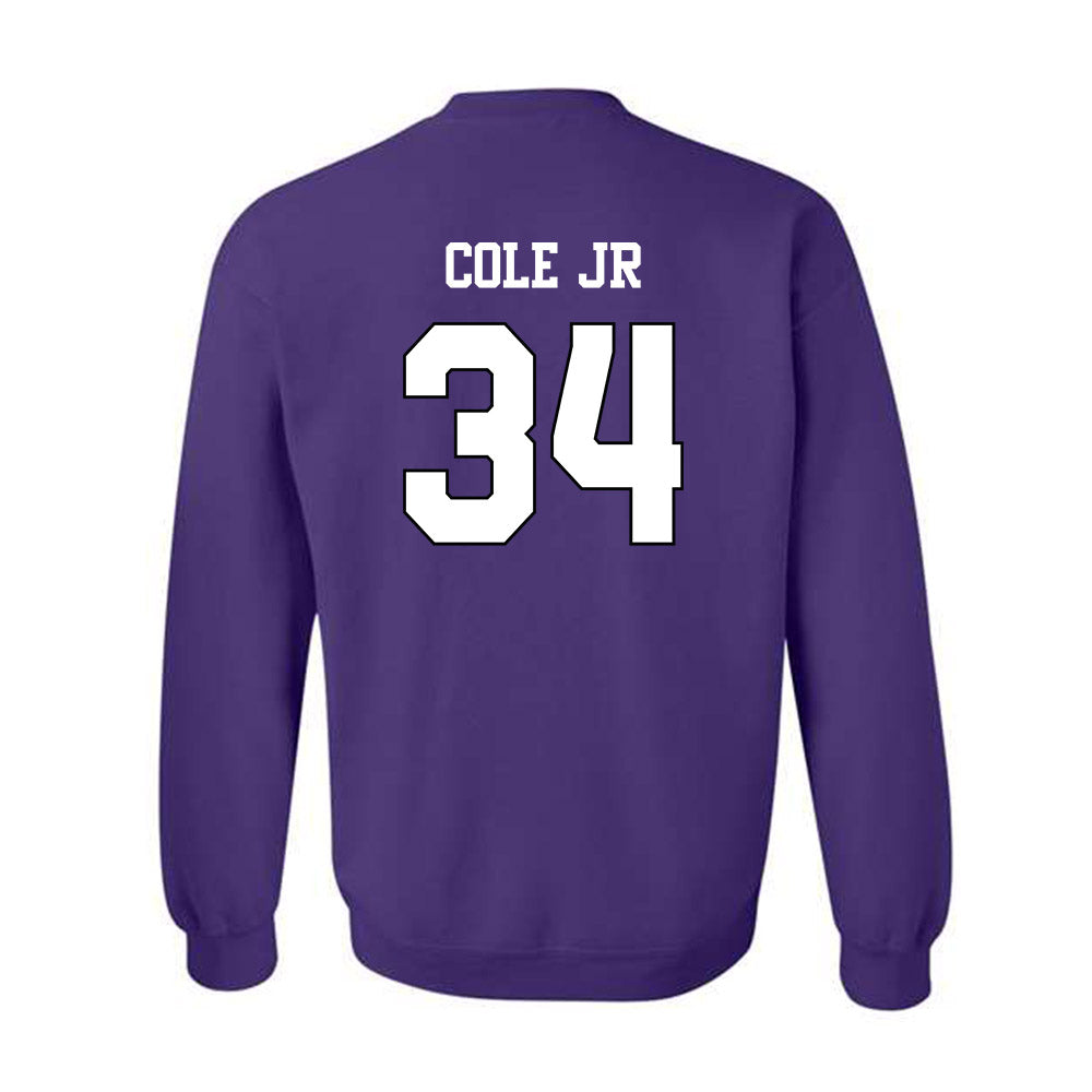 TCU - NCAA Football : Perry Cole Jr - Classic Shersey Crewneck Sweatshirt-1
