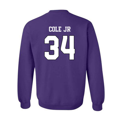 TCU - NCAA Football : Perry Cole Jr - Classic Shersey Crewneck Sweatshirt-1