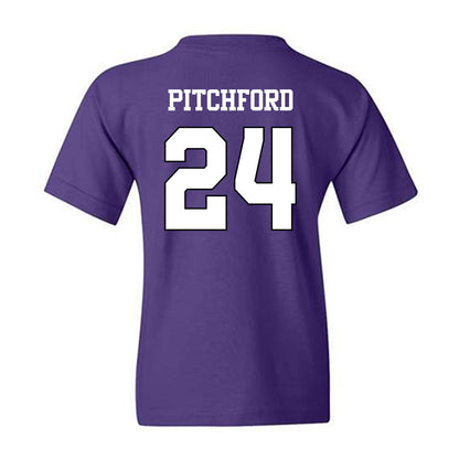 TCU - NCAA Football : Joe Pitchford - Classic Shersey Youth T-Shirt-1