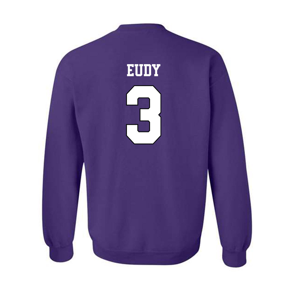 TCU - NCAA Baseball : Kade Eudy - Classic Shersey Crewneck Sweatshirt-1