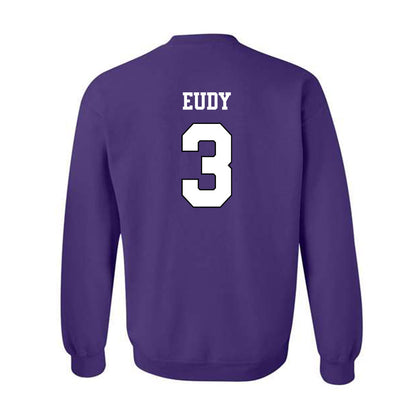 TCU - NCAA Baseball : Kade Eudy - Classic Shersey Crewneck Sweatshirt-1