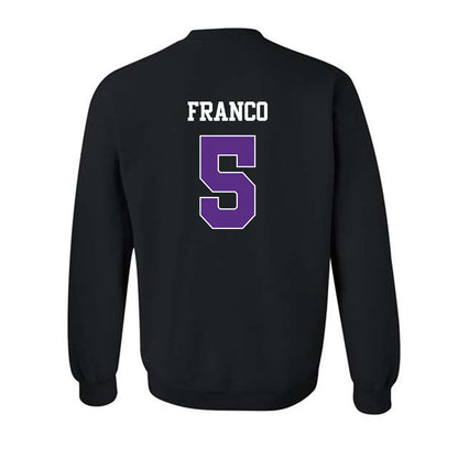 TCU - NCAA Baseball : Lucas Franco - Classic Shersey Crewneck Sweatshirt-1