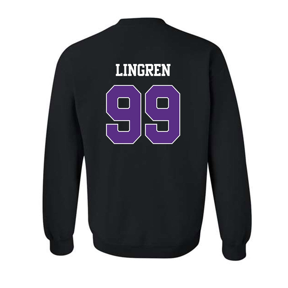 TCU - NCAA Football : Connor Lingren - Classic Shersey Crewneck Sweatshirt-1