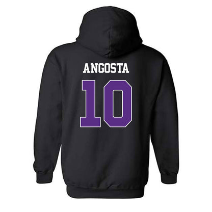 TCU - NCAA Women's Golf : Kirstin Angosta - Classic Shersey Hooded Sweatshirt-1