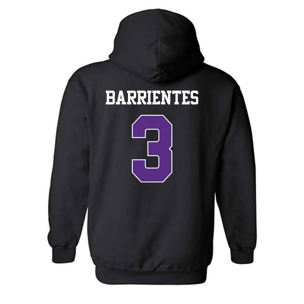 TCU - NCAA Baseball : Aiden Barrientes - Classic Shersey Hooded Sweatshirt-1