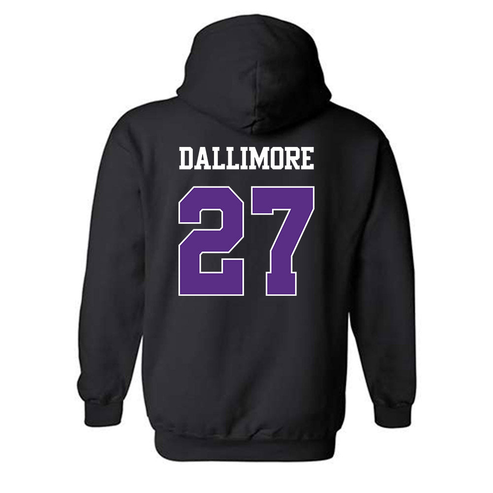 TCU - NCAA Baseball : Brady Dallimore - Classic Shersey Hooded Sweatshirt-1