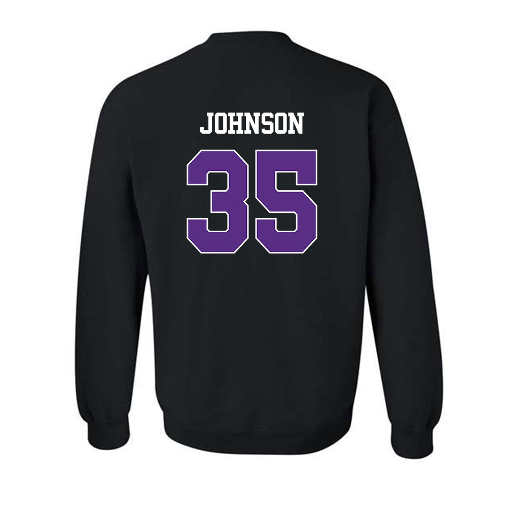 TCU - NCAA Football : Tristan Johnson - Classic Shersey Crewneck Sweatshirt-1