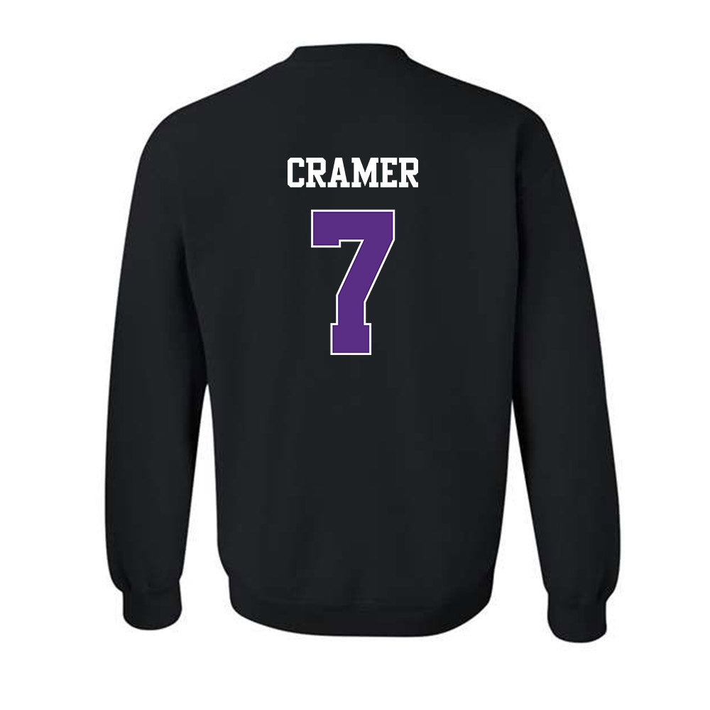 TCU - NCAA Baseball : Cole Cramer - Classic Shersey Crewneck Sweatshirt-1