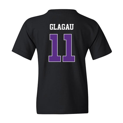 TCU - NCAA Beach Volleyball : Emma Glagau - Classic Shersey Youth T-Shirt-1