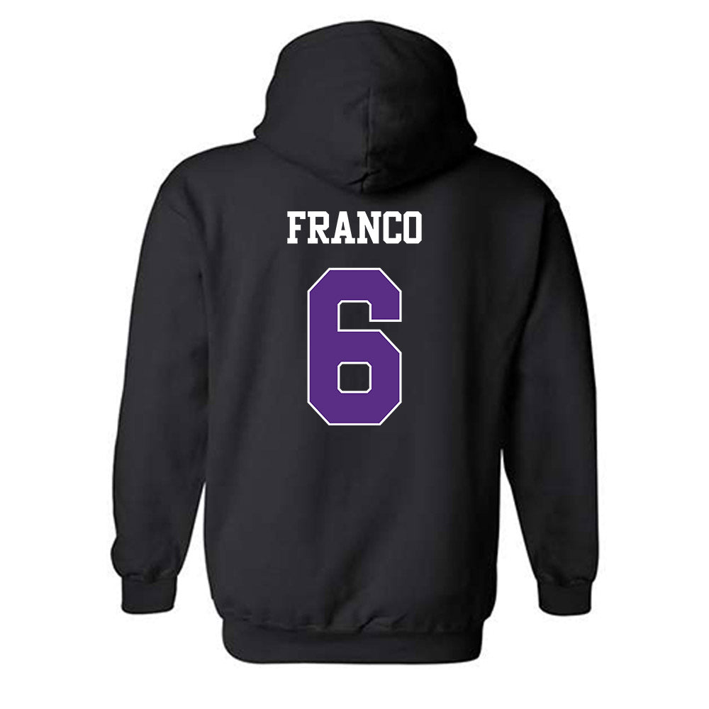 TCU - NCAA Baseball : Noah Franco - Classic Shersey Hooded Sweatshirt-1