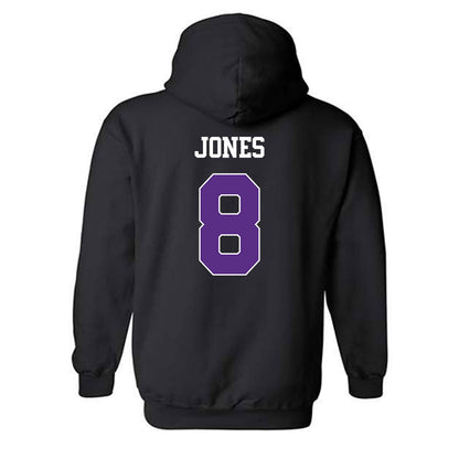 TCU - NCAA Men's Basketball : Robert Jones - Classic Shersey Hooded Sweatshirt-1