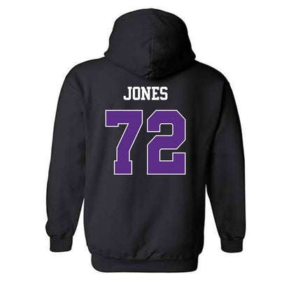 TCU - NCAA Football : Jackson Jones - Classic Shersey Hooded Sweatshirt-1
