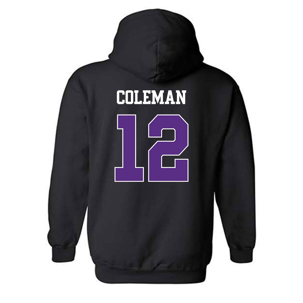 TCU - NCAA Women's Volleyball : Samara Coleman - Classic Shersey Hooded Sweatshirt-1
