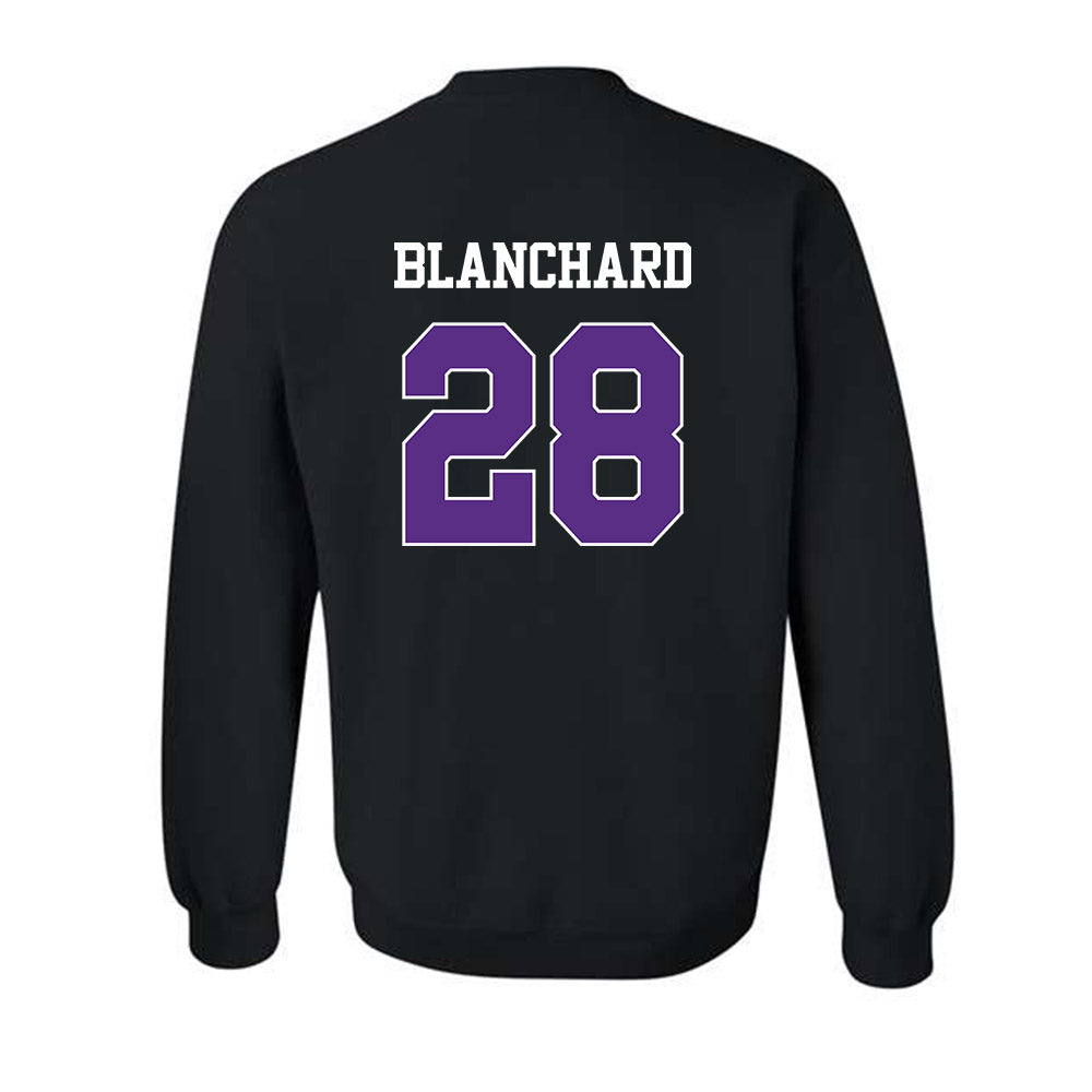 TCU - NCAA Baseball : Colin Blanchard - Classic Shersey Crewneck Sweatshirt-1