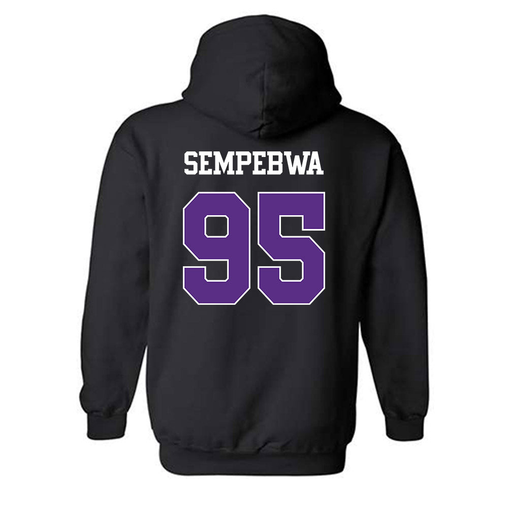TCU - NCAA Football : Caleb Sempebwa - Classic Shersey Hooded Sweatshirt-1