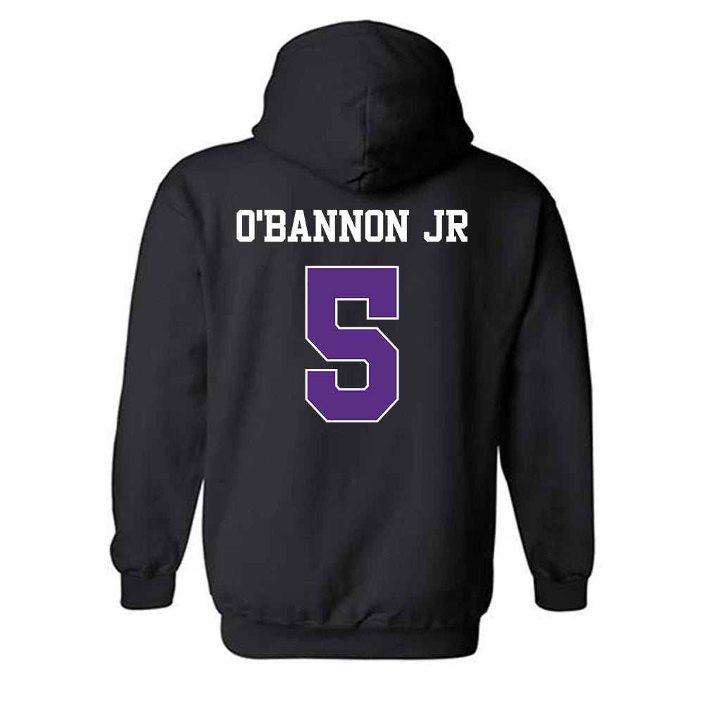 TCU - NCAA Men's Basketball : Charles O'Bannon Jr - Classic Shersey Hooded Sweatshirt-1