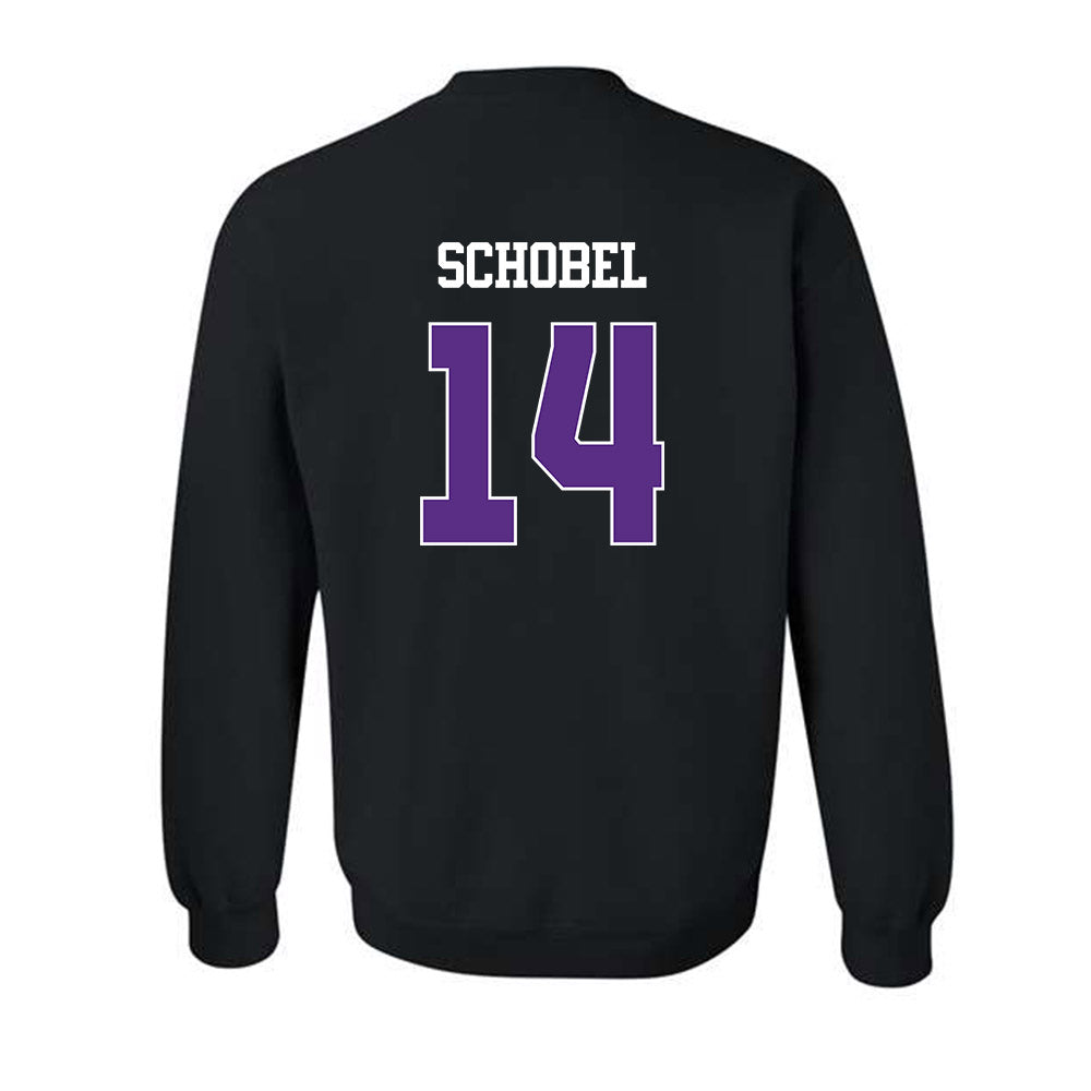 TCU - NCAA Football : John Schobel - Classic Shersey Crewneck Sweatshirt-1