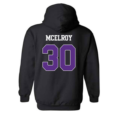 TCU - NCAA Men's Basketball : Drew McElroy - Classic Shersey Hooded Sweatshirt-1