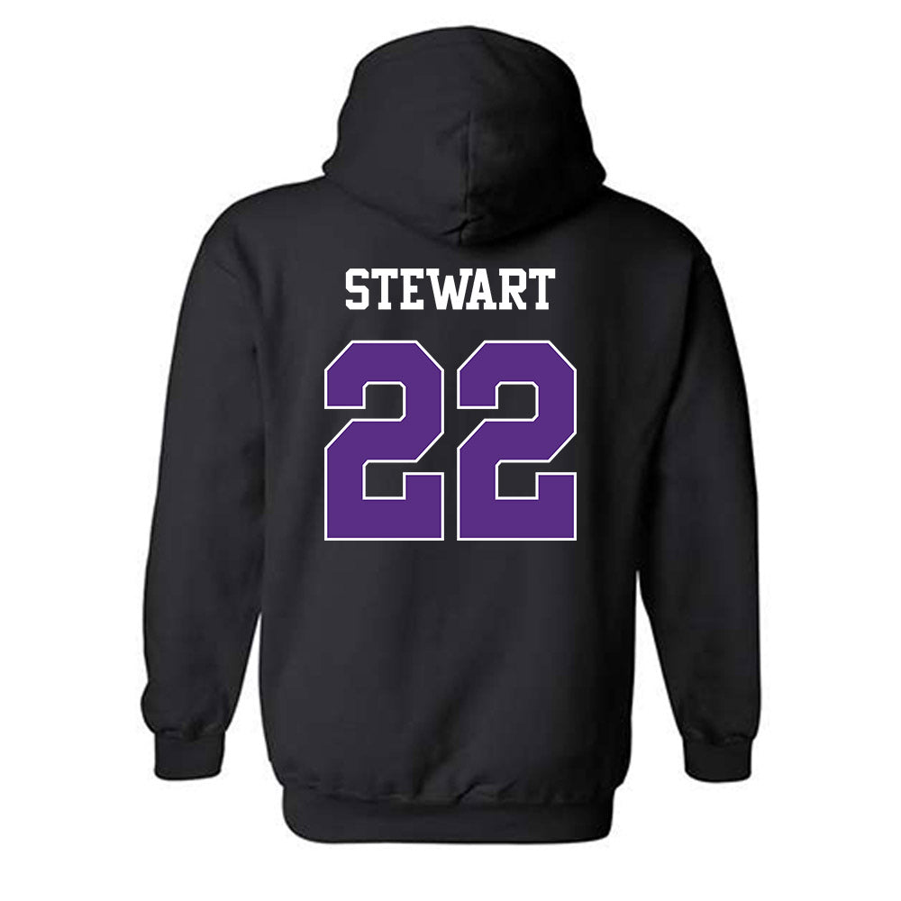 TCU - NCAA Men's Basketball : Adam Stewart - Classic Shersey Hooded Sweatshirt-1