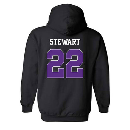 TCU - NCAA Men's Basketball : Adam Stewart - Classic Shersey Hooded Sweatshirt-1
