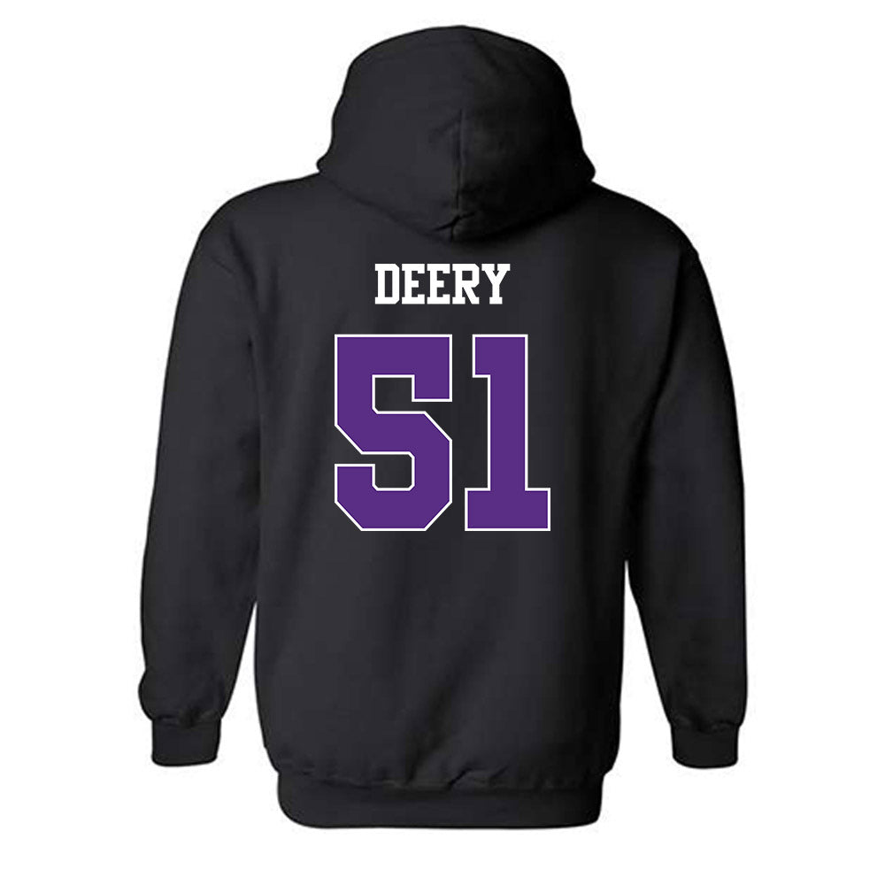 TCU - NCAA Football : Coltin Deery - Classic Shersey Hooded Sweatshirt-1