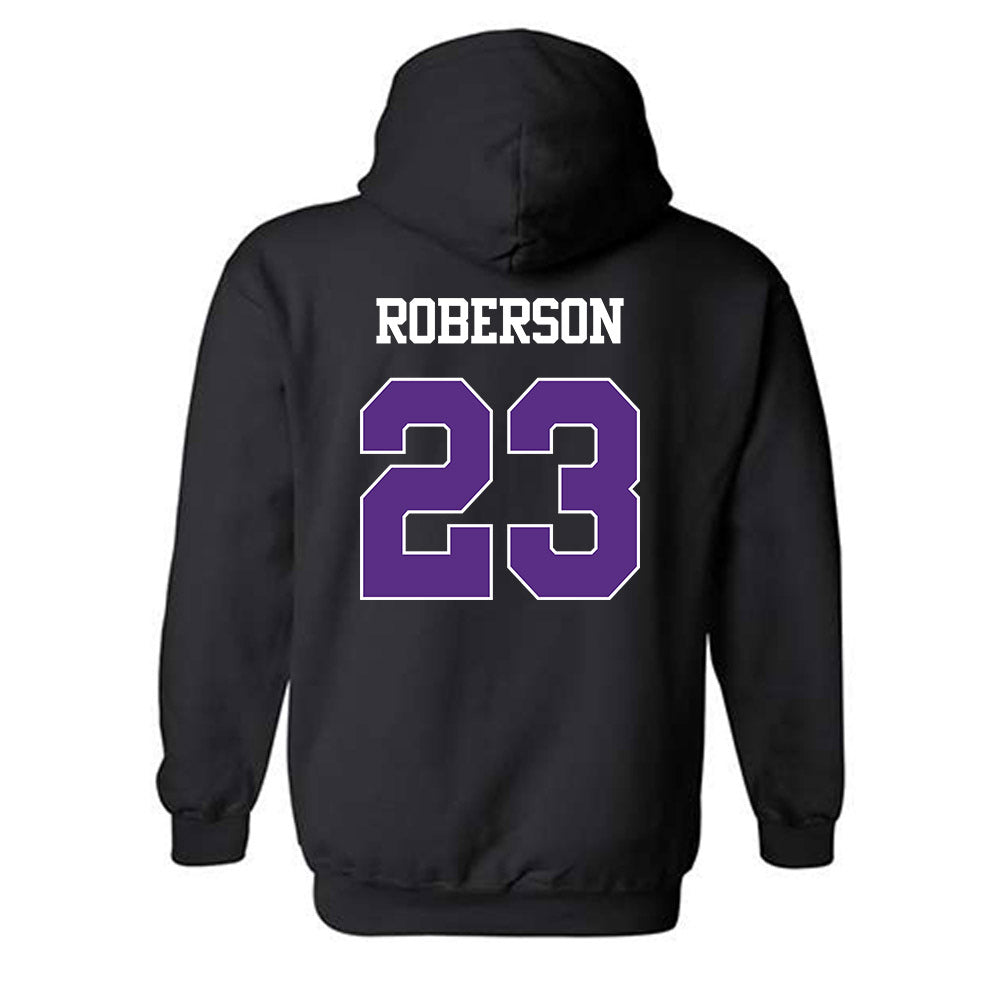 TCU - NCAA Women's Basketball : Aaliyah Roberson - Classic Shersey Hooded Sweatshirt-1