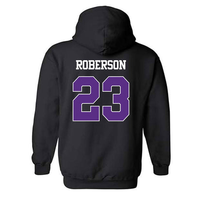TCU - NCAA Women's Basketball : Aaliyah Roberson - Classic Shersey Hooded Sweatshirt-1