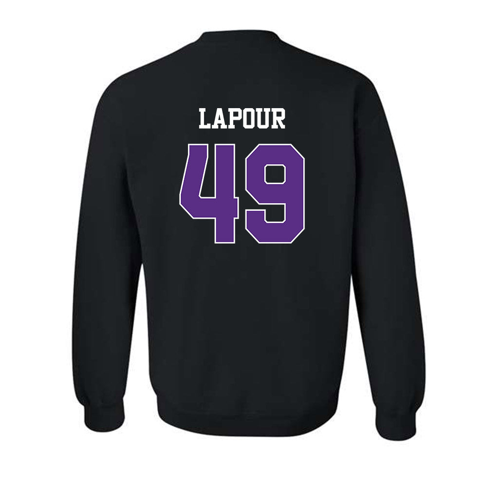 TCU - NCAA Baseball : Tommy LaPour - Classic Shersey Crewneck Sweatshirt-1