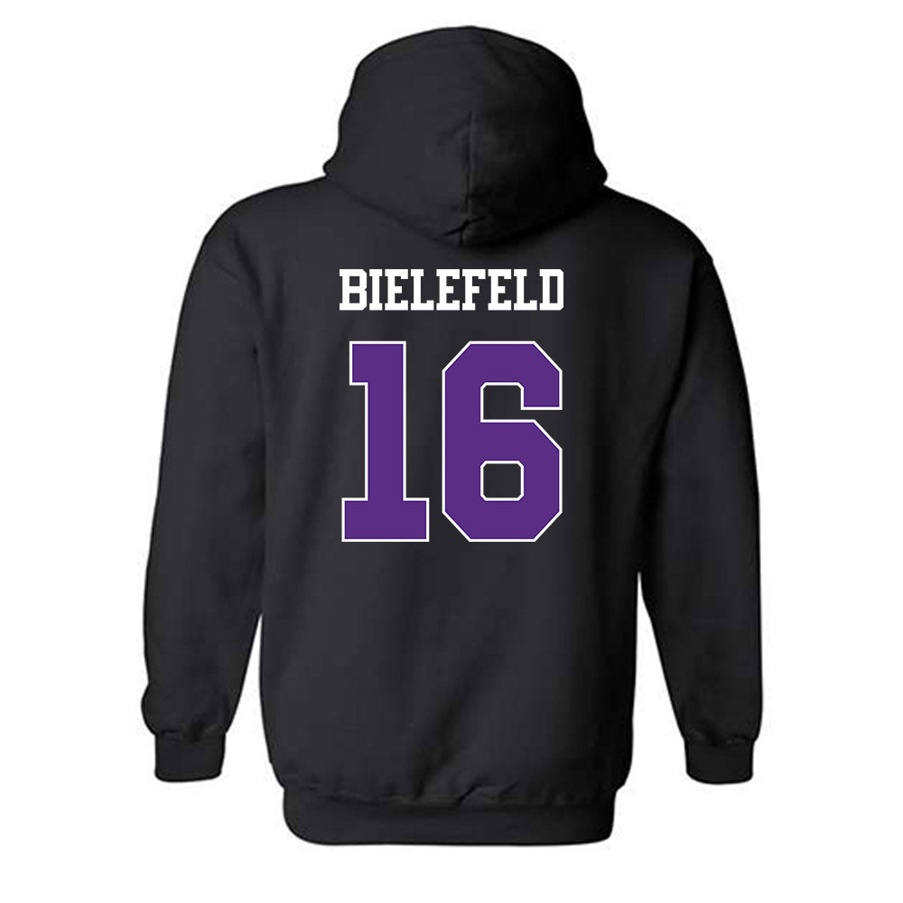 TCU - NCAA Women's Basketball : Clara Bielefeld - Classic Shersey Hooded Sweatshirt-1
