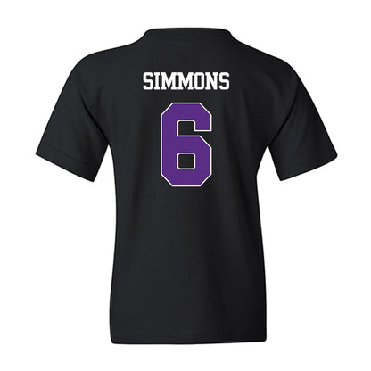 TCU - NCAA Men's Basketball : Ashton Simmons - Classic Shersey Youth T-Shirt-1