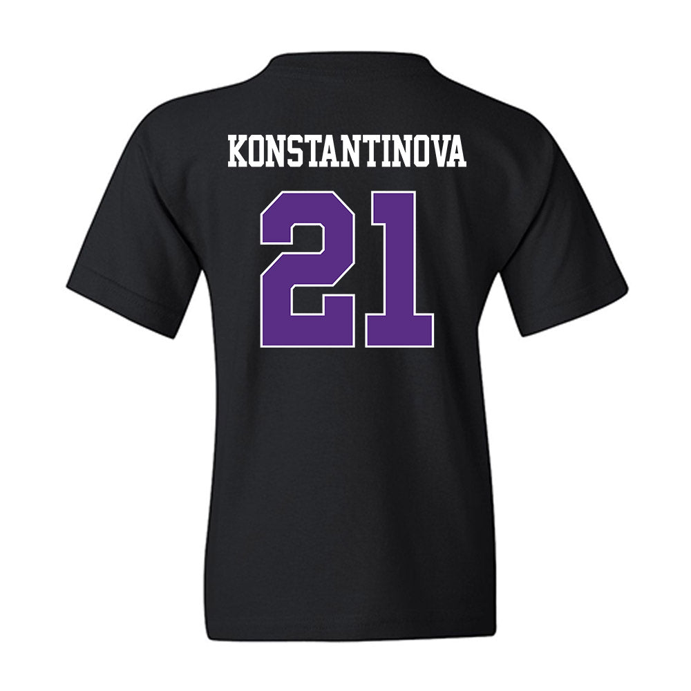 TCU - NCAA Beach Volleyball : Deniela Konstantinova - Classic Shersey Youth T-Shirt-1