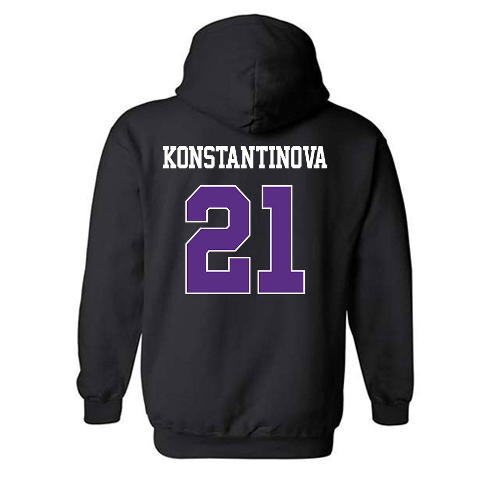 TCU - NCAA Beach Volleyball : Deniela Konstantinova - Classic Shersey Hooded Sweatshirt-1